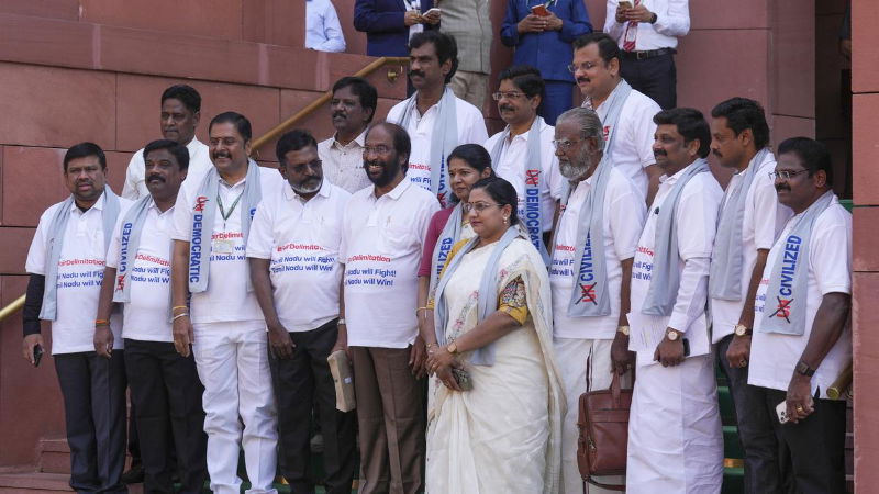 DMK PROTEST LOK SABHA 1